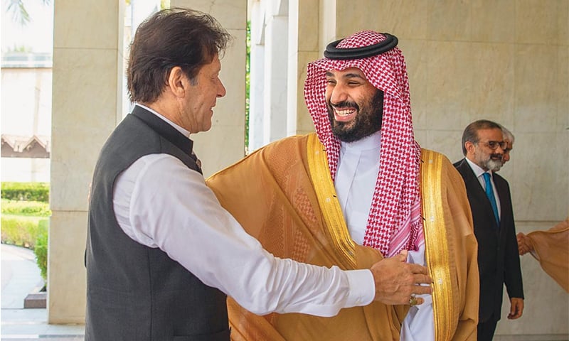 Imran khan with saudi prince